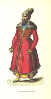 An illustration from Die Völker des Erdballs nach ihrer Abstammung und Verwandtschaft, und ihren Eigenthümlichkeiten in Regierungsform, Religion, Sitte und Tracht ... Mit ... colorirten Abbildungen (1845)