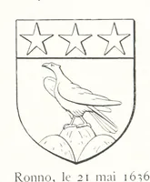 Picture 8 of 87 from Beaujolais-Forez-Dombes. Thizy et les environs. Armorial et notes généalogiques. Ouvrage orné de 380 gravures et rédigé d'après les notes éparses laissées par Étienne Mulsant, etc (1899), leaf 13