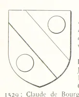 An illustration from Beaujolais-Forez-Dombes. Thizy et les environs. Armorial et notes généalogiques. Ouvrage orné de 380 gravures et rédigé d'après les notes éparses laissées par Étienne Mulsant, etc (1899)