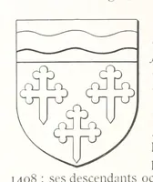 An illustration from Beaujolais-Forez-Dombes. Thizy et les environs. Armorial et notes généalogiques. Ouvrage orné de 380 gravures et rédigé d'après les notes éparses laissées par Étienne Mulsant, etc (1899)