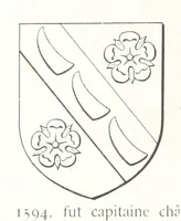 Picture 29 of 87 from Beaujolais-Forez-Dombes. Thizy et les environs. Armorial et notes généalogiques. Ouvrage orné de 380 gravures et rédigé d'après les notes éparses laissées par Étienne Mulsant, etc (1899), leaf 22