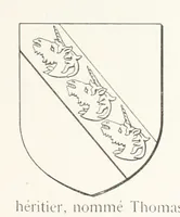 Picture 31 of 87 from Beaujolais-Forez-Dombes. Thizy et les environs. Armorial et notes généalogiques. Ouvrage orné de 380 gravures et rédigé d'après les notes éparses laissées par Étienne Mulsant, etc (1899), leaf 23