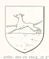 An illustration from Beaujolais-Forez-Dombes. Thizy et les environs. Armorial et notes généalogiques. Ouvrage orné de 380 gravures et rédigé d'après les notes éparses laissées par Étienne Mulsant, etc (1899)