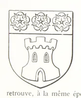 Picture 54 of 87 from Beaujolais-Forez-Dombes. Thizy et les environs. Armorial et notes généalogiques. Ouvrage orné de 380 gravures et rédigé d'après les notes éparses laissées par Étienne Mulsant, etc (1899), leaf 34