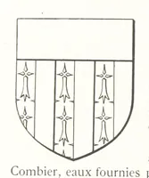 An illustration from Beaujolais-Forez-Dombes. Thizy et les environs. Armorial et notes généalogiques. Ouvrage orné de 380 gravures et rédigé d'après les notes éparses laissées par Étienne Mulsant, etc (1899)