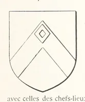 An illustration from Beaujolais-Forez-Dombes. Thizy et les environs. Armorial et notes généalogiques. Ouvrage orné de 380 gravures et rédigé d'après les notes éparses laissées par Étienne Mulsant, etc (1899)