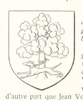 An illustration from Beaujolais-Forez-Dombes. Thizy et les environs. Armorial et notes généalogiques. Ouvrage orné de 380 gravures et rédigé d'après les notes éparses laissées par Étienne Mulsant, etc (1899)
