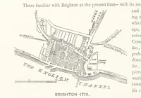 An illustration from “A Peep into the Past”: Brighton in the Olden Time, with glances at the present, etc. [With plates, including portraits (1880)