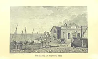 An illustration from “A Peep into the Past”: Brighton in the Olden Time, with glances at the present, etc. [With plates, including portraits (1892)