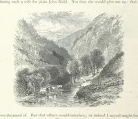 An illustration from Lorna Doone: a romance of Exmoor (1883)