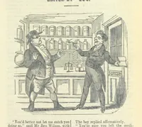 Picture 43 of 115 from The post-humorous notes of the Pickwickian Club. Edited by “Bos”. Illustrated with ... engravings (1837), leaf 181