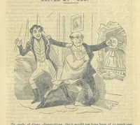 An illustration from The post-humorous notes of the Pickwickian Club. Edited by “Bos”. Illustrated with ... engravings (1837)