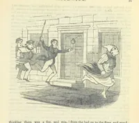 An illustration from The post-humorous notes of the Pickwickian Club. Edited by “Bos”. Illustrated with ... engravings (1837)