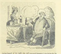 An illustration from The post-humorous notes of the Pickwickian Club. Edited by “Bos”. Illustrated with ... engravings (1837)