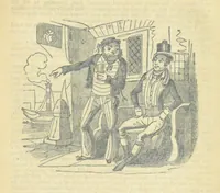 An illustration from The post-humorous notes of the Pickwickian Club. Edited by “Bos”. Illustrated with ... engravings (1837)
