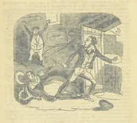 An illustration from The post-humorous notes of the Pickwickian Club. Edited by “Bos”. Illustrated with ... engravings (1837)