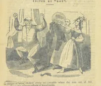 An illustration from The post-humorous notes of the Pickwickian Club. Edited by “Bos”. Illustrated with ... engravings (1837)