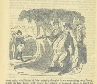 An illustration from The post-humorous notes of the Pickwickian Club. Edited by “Bos”. Illustrated with ... engravings (1837)