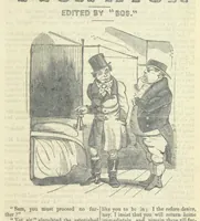 An illustration from The post-humorous notes of the Pickwickian Club. Edited by “Bos”. Illustrated with ... engravings (1837)