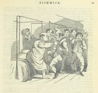 Picture 13 of 115 from The post-humorous notes of the Pickwickian Club. Edited by “Bos”. Illustrated with ... engravings (1837), leaf 57