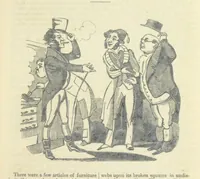 An illustration from The post-humorous notes of the Pickwickian Club. Edited by “Bos”. Illustrated with ... engravings (1837)