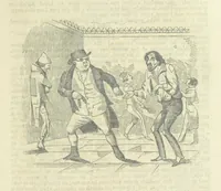 An illustration from The post-humorous notes of the Pickwickian Club. Edited by “Bos”. Illustrated with ... engravings (1837)