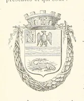 An illustration from Recherches sur Fontainebleau. Précédées d'un portrait de l'auteur et d'un manuscrit inédit de N. de Fer, 1699. [Articles reprinted from the “Abeille de Fontainebleau,” edited by Maurice Bourges (1896)