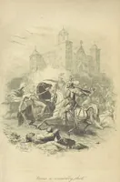 An illustration from Rowland Bradshaw, his Struggles and Adventures on the Way to Fame. By the author of “Raby Rattler” [i.e. Thomas Hall]. With twenty-eight illustrations on steel by S. P. Fletcher (1848)