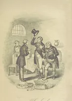 An illustration from Rowland Bradshaw, his Struggles and Adventures on the Way to Fame. By the author of “Raby Rattler” [i.e. Thomas Hall]. With twenty-eight illustrations on steel by S. P. Fletcher (1848)
