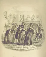 An illustration from Rowland Bradshaw, his Struggles and Adventures on the Way to Fame. By the author of “Raby Rattler” [i.e. Thomas Hall]. With twenty-eight illustrations on steel by S. P. Fletcher (1848)