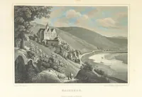 An illustration from Die Mainufer und ihre nächsten Umgebungen ... Mit 54 Stahlstichen, nach Originalzeichnungen von Fritz Bamberger. Nebst einer Stromkarte vom Main (1844)