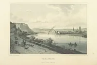 An illustration from Die Mainufer und ihre nächsten Umgebungen ... Mit 54 Stahlstichen, nach Originalzeichnungen von Fritz Bamberger. Nebst einer Stromkarte vom Main (1844)