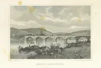An illustration from Die Mainufer und ihre nächsten Umgebungen ... Mit 54 Stahlstichen, nach Originalzeichnungen von Fritz Bamberger. Nebst einer Stromkarte vom Main (1844)