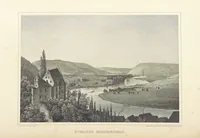 An illustration from Die Mainufer und ihre nächsten Umgebungen ... Mit 54 Stahlstichen, nach Originalzeichnungen von Fritz Bamberger. Nebst einer Stromkarte vom Main (1844)