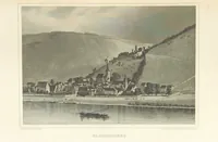 An illustration from Die Mainufer und ihre nächsten Umgebungen ... Mit 54 Stahlstichen, nach Originalzeichnungen von Fritz Bamberger. Nebst einer Stromkarte vom Main (1844)