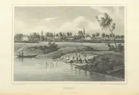 An illustration from Die Mainufer und ihre nächsten Umgebungen ... Mit 54 Stahlstichen, nach Originalzeichnungen von Fritz Bamberger. Nebst einer Stromkarte vom Main (1844)