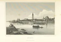 An illustration from Die Mainufer und ihre nächsten Umgebungen ... Mit 54 Stahlstichen, nach Originalzeichnungen von Fritz Bamberger. Nebst einer Stromkarte vom Main (1844)