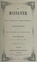 An illustration from Die Mainufer und ihre nächsten Umgebungen ... Mit 54 Stahlstichen, nach Originalzeichnungen von Fritz Bamberger. Nebst einer Stromkarte vom Main (1844)