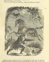 An illustration from Jane Brightwell; or, the Beggar's petition. A romance. [By James M. Rymer (1848)