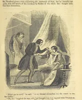 An illustration from Jane Brightwell; or, the Beggar's petition. A romance. [By James M. Rymer (1848)