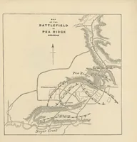 An illustration from The Civil War on the Border. A narrative of operations in Missouri, Kansas, Arkansas, and the Indian Territory during the years 1861-62 (1863-65), based upon the official reports ... Second edition, revised. [With portraits and maps (1891)