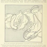 An illustration from Our Earth and its Story: a popular treatise on physical geography. Edited by R. Brown. With ... coloured plates and maps, etc (1887)