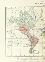 An illustration from Our Earth and its Story: a popular treatise on physical geography. Edited by R. Brown. With ... coloured plates and maps, etc (1893)