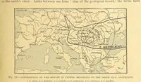 An illustration from Our Earth and its Story: a popular treatise on physical geography. Edited by R. Brown. With ... coloured plates and maps, etc (1899)