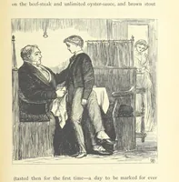 An illustration from Tom Brown's School Days. By an Old Boy [i.e. Thomas Hughes]. Third edition (1869)