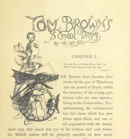 Picture 3 of 60 from Tom Brown's School Days. By an Old Boy [i.e. Thomas Hughes]. Third edition (1869), leaf 27