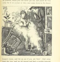 An illustration from Tom Brown's School Days. By an Old Boy [i.e. Thomas Hughes]. Third edition (1869)