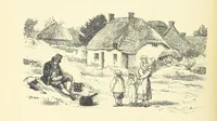 An illustration from Tom Brown's School Days. By an Old Boy [i.e. Thomas Hughes]. Third edition (1869)