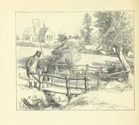 An illustration from Tom Brown's School Days. By an Old Boy [i.e. Thomas Hughes]. Third edition (1869)