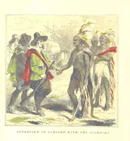 An illustration from The Discoverers, Pioneers, and Settlers of North and South America, from the earliest period, 982, to the present time ... With numerous ... illustrations, etc (1853)